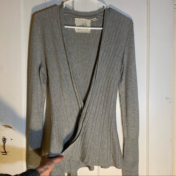 Anthropologie knit wear/cardigan (grey) in size XS - Picture 1 of 4
